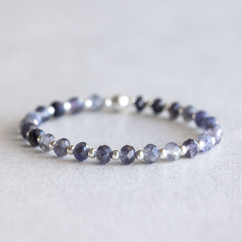 5mm Iolite - Silver