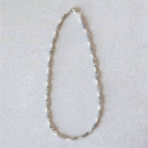 Dainty Labradorite Necklace - Silver