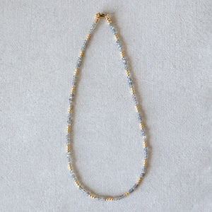 Dainty Labradorite Necklace - Gold