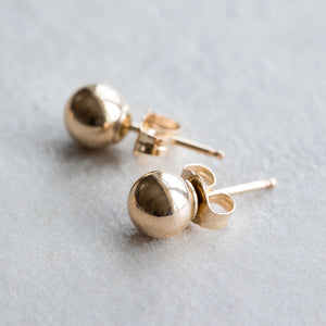 4mm Gold Filled Ball Stud earrings