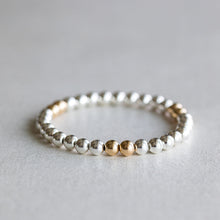 Load image into Gallery viewer, 6mm Mixed Silver | Gold Accents
